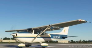 Cessna C172 Blue And Orange Livery (G1000) for Microsoft Flight Simulator 2020