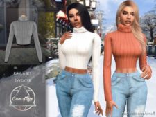 Camuflaje – Kayla SET (Sweater) for The Sims 4