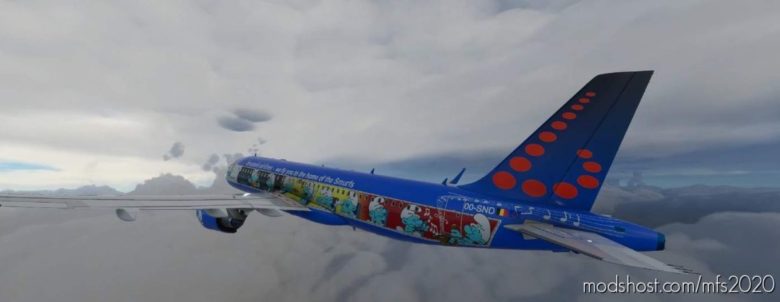 [8K] A320 NEO Brussels Airlines – Aerosmurf for Microsoft Flight Simulator 2020