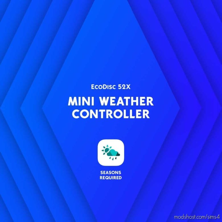 Ecodisk 52X Mini Weather Controller for The Sims 4