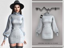 Jumper Dress BD385 for The Sims 4