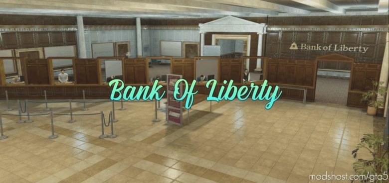[MLO] GTA IV Bank Of Liberty Interior [SP / Fivem] for Grand Theft Auto V