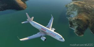 MSFS 2020 Livery Mod: Airbus A320Neo Tunisair V1.1 (Image #3)