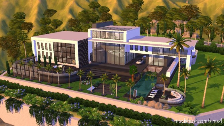 Celebrity Modern Mansion for The Sims 4