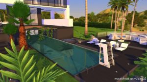 Sims 4 House Mod: Celebrity Modern Mansion (Image #11)