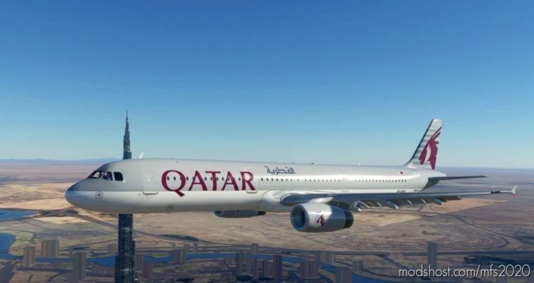 A321 Qatar Airways [8K/4K] for Microsoft Flight Simulator 2020