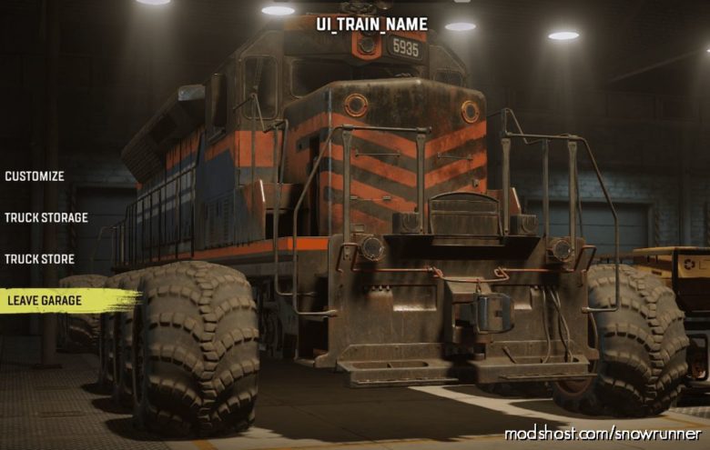 Public Test Server Only Train Truck And Trailer for SnowRunner
