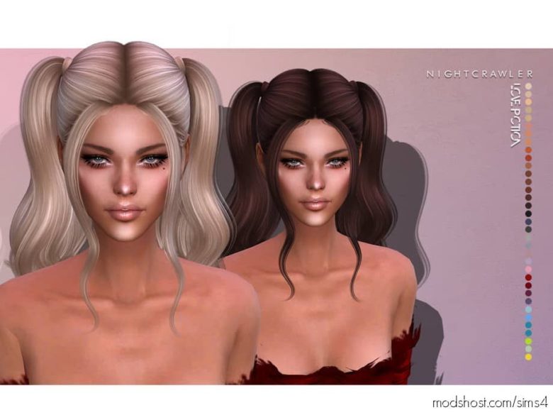 Nightcrawler-Love Potion (Hair) for The Sims 4
