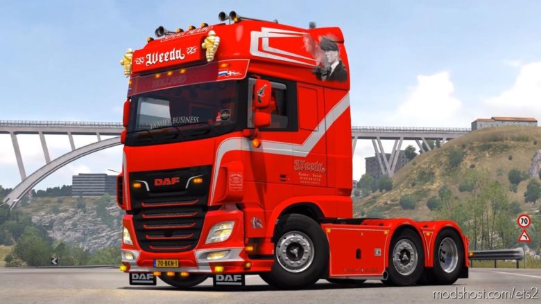 DAF XF106 480 Weeda Transport [1.39] for Euro Truck Simulator 2