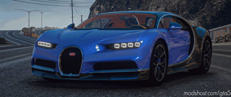 2017 Bugatti Chiron V5.0 for Grand Theft Auto V