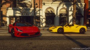 GTA 5 Vehicle Mod: 2021 Ferrari F8 Spider (Image #5)