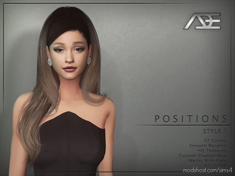 ADE – Positions Style 1 (Hairstyle) for The Sims 4
