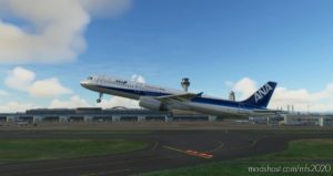 MSFS 2020 Japan Livery Mod: A321 ALL Nippon Airways 8K/4K (Image #3)