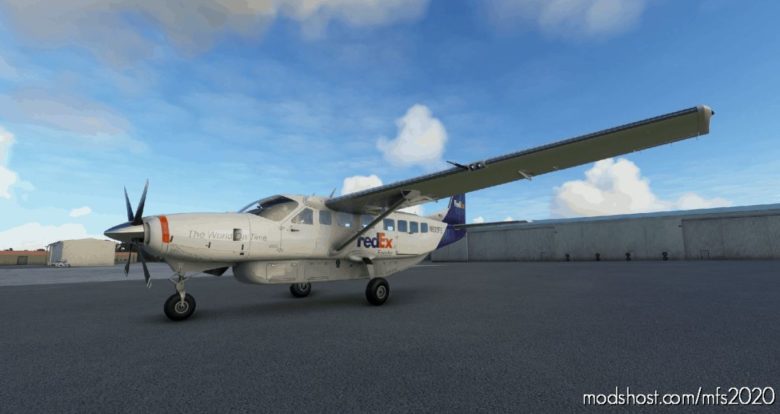Fedex Feeder Cessna 208B Grand Caravan EX Livery for Microsoft Flight Simulator 2020