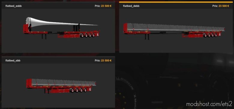 Flatbed 2X Extendable Version And Loading [1.39] for Euro Truck Simulator 2