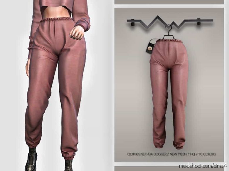 Clothes SET-104 (Jogger) BD398 for The Sims 4