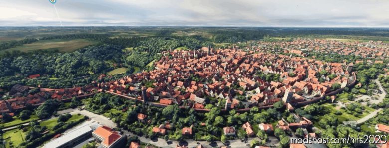 Rothenburg OB DER Tauber, Germany for Microsoft Flight Simulator 2020