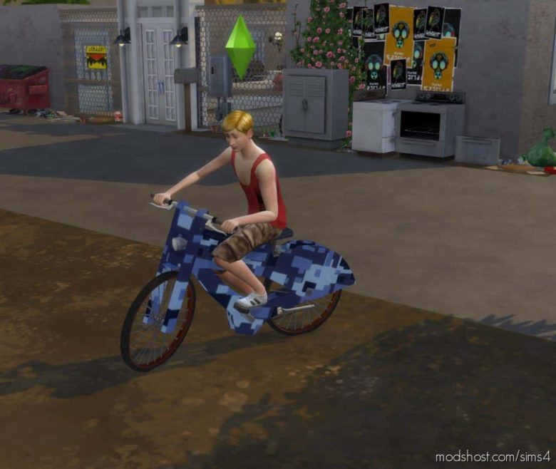 (NO) Bicycle Helmet for The Sims 4