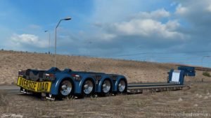 ATS Trailer Mod: Custom Deloupe Lowboy 06.01.21 1.39.X (Image #2)