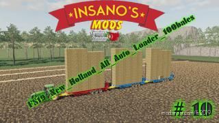 NEW Holland ALL Auto Loader 100 Bales for Farming Simulator 19