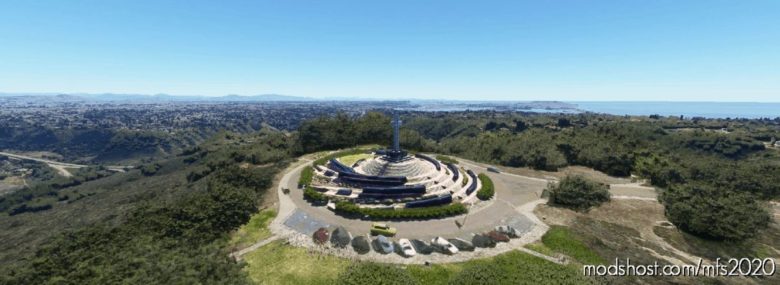MT Soledad Veterans Memorial, LA Jolla CA USA for Microsoft Flight Simulator 2020