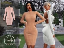 Camuflaje – Willow (Dress) for The Sims 4