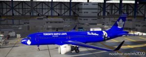 MSFS 2020 Livery Mod: A320Neo Toronto Maple Leafs V1.5 (Image #2)