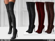 Shakeproductions 598 – High Heel Boots for The Sims 4