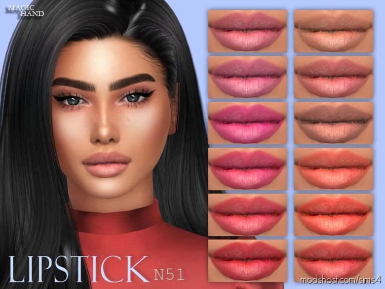 [MH] Lipstick N51 for The Sims 4