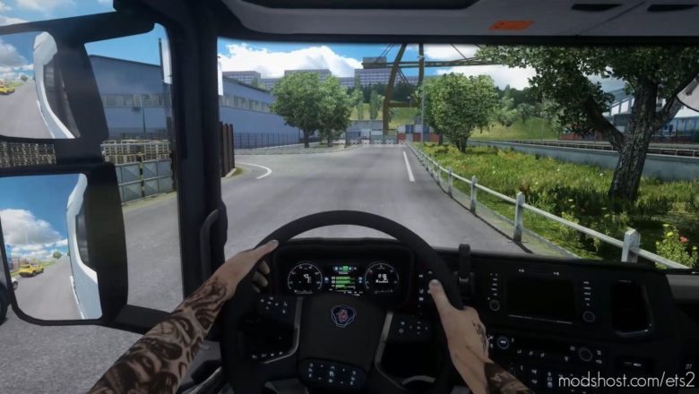 Animated Hands Mod For ALL Trucks [1.39] for Euro Truck Simulator 2