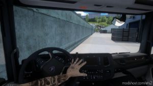 ETS2 Mod: Animated Hands Mod For ALL Trucks 1.39 (Image #2)