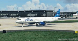 MSFS 2020 A321 Livery Mod: Jetblue “Streamers” – AMP A321 (Image #2)