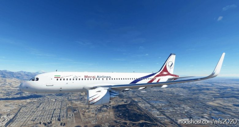 Meraj AIR A320 NEO – 8K for Microsoft Flight Simulator 2020