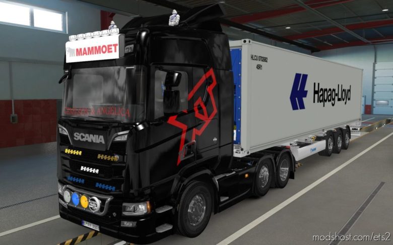 BIG Lightbox Scania R And S 2016 Mammoet [1.39] for Euro Truck Simulator 2