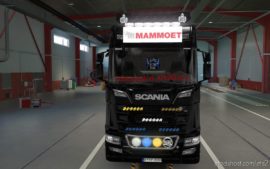 ETS2 Part Mod: BIG Lightbox Scania R And S 2016 Mammoet 1.39 (Image #2)