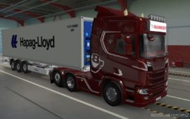 ETS2 Part Mod: BIG Lightbox Scania R And S 2016 Mammoet 1.39 (Image #6)