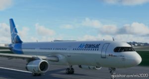 MSFS 2020 Mod: 8K AIR Transat A321 Livery (Image #2)