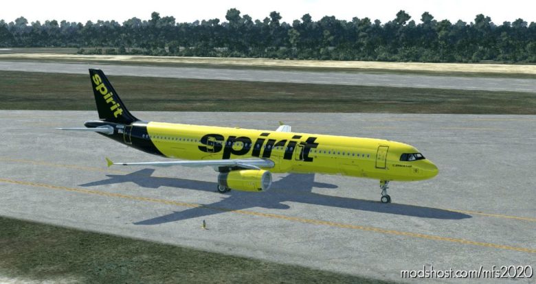 Spirit Airlines A321 (Black Tail) for Microsoft Flight Simulator 2020
