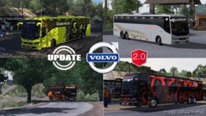 Volvo B9R I-Shift Multiaxle Update V2.0 [1.39] for Euro Truck Simulator 2