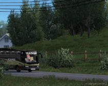 ETS2 Bus Mod: Volvo B9R I-Shift Multiaxle Update V2.0 1.39 (Image #2)