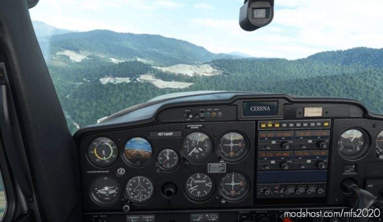 C152 – Black Interior for Microsoft Flight Simulator 2020