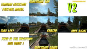 ETS2 Mod: Back Camera For ALL Truck V2 By MLT (Rear Camera) V2.0 (Image #2)