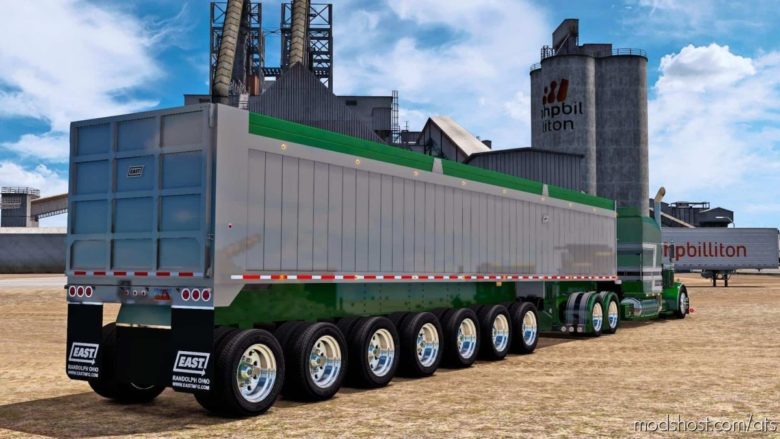 The East 7-Axle END Dump [1.39] for American Truck Simulator