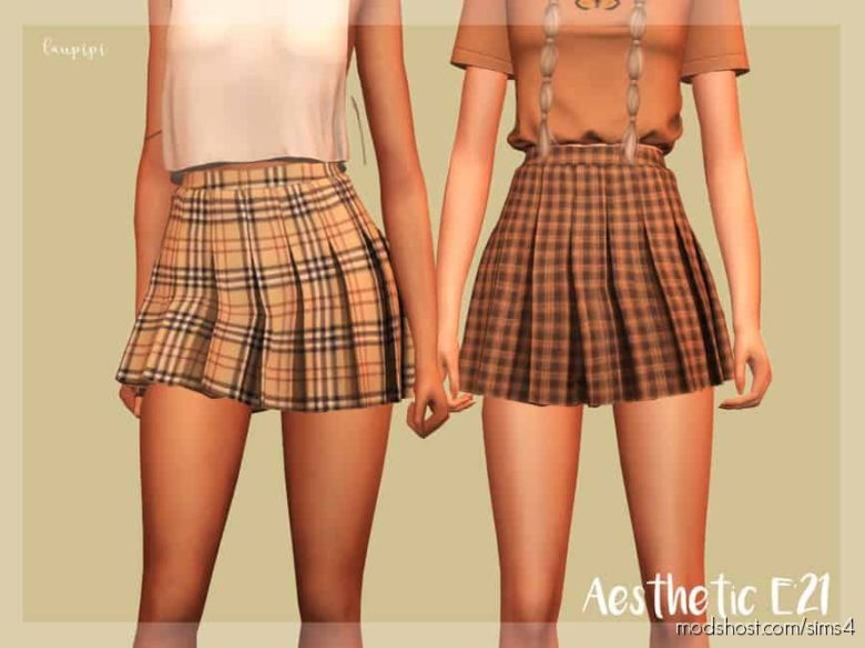 Pleated Skirt – BT384 for The Sims 4
