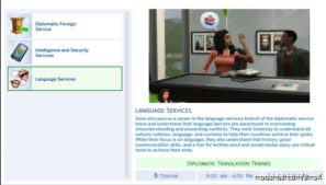 Sims 4 Career Mod: International Relations (Image #8)