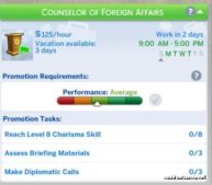 Sims 4 Career Mod: International Relations (Image #21)