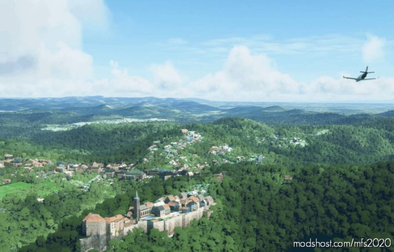 81 Castles ANS Pois In French Alsace for Microsoft Flight Simulator 2020