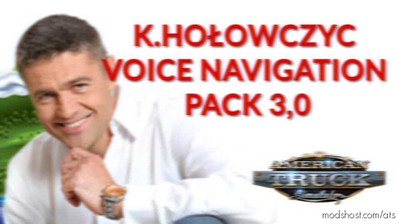 K.holowczyc Voice Navigation Pack V3.0 for American Truck Simulator