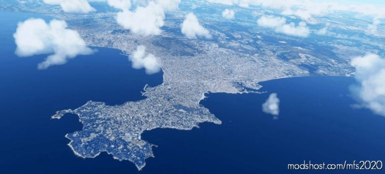 Antibes City, France V4.0 for Microsoft Flight Simulator 2020