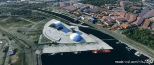Centro Niemeyer, Avilés, Asturias for Microsoft Flight Simulator 2020